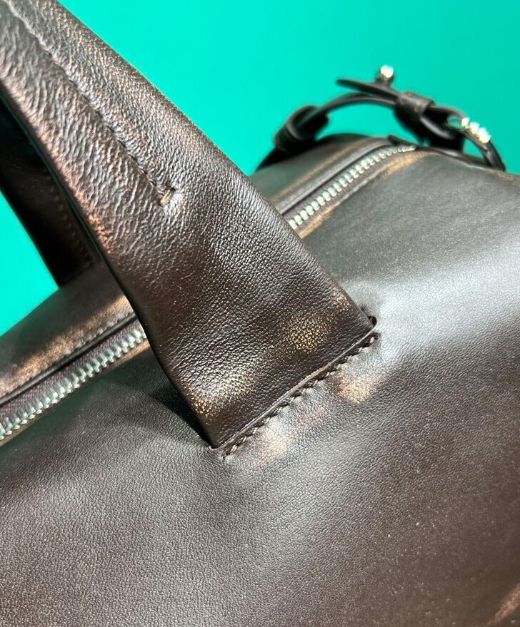 Prada Small Nappa Leather Duffle Bag 2VC046 Dark Coffee